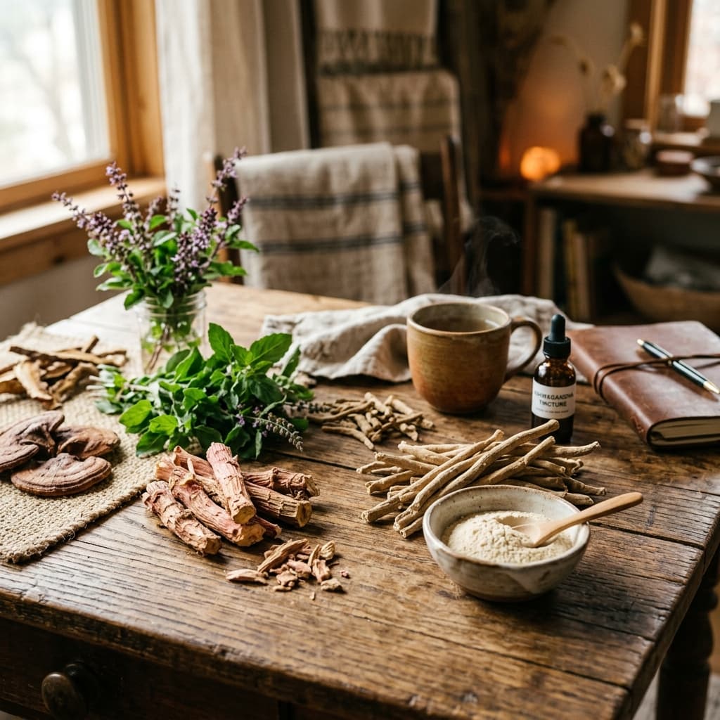 Top 5 Adaptogenic Herbs for Adrenal Fatigue and Chronic Stress