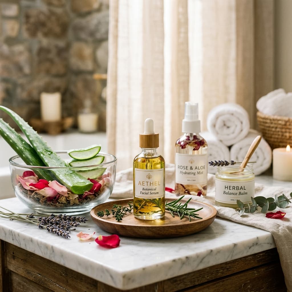 Botanical Skincare: Herbs for Anti-Aging and Radiant Skin